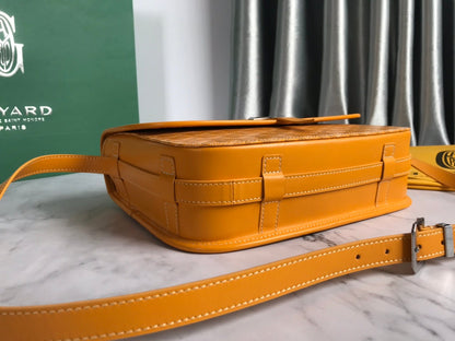 BELVEDERE MM BAG 28CM YELLOW CANVAS