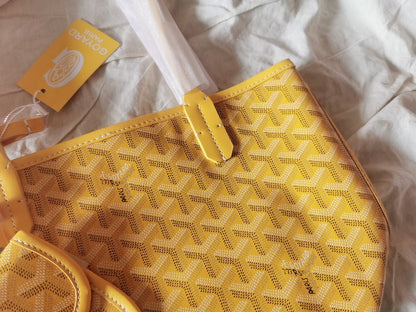 MINI HOBO BOHEME 38CM YELLOW CANVAS