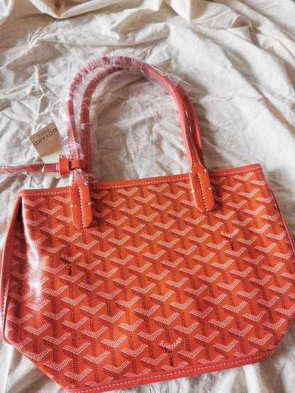 MINI HOBO BOHEME 38CM RED CANVAS