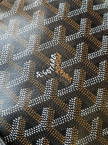 GOYA SECOND-HAND TOAST BAG 21CM BLACK CANVAS