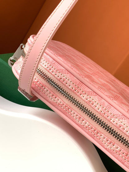 GOYA SECOND-HAND TOAST BAG 21CM PINK CANVAS