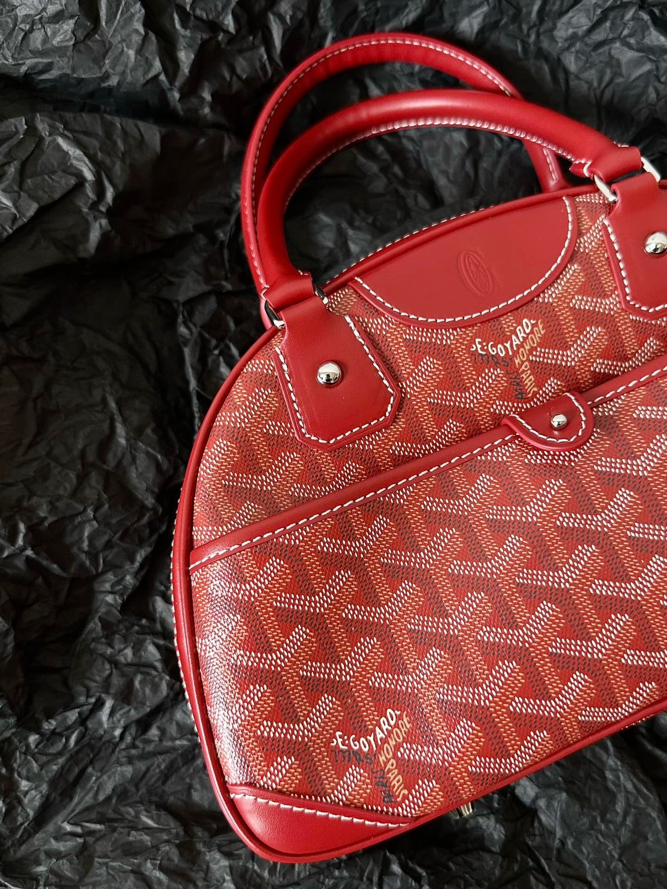 GOYA BOWLING BALL SMALL RED CANVAS