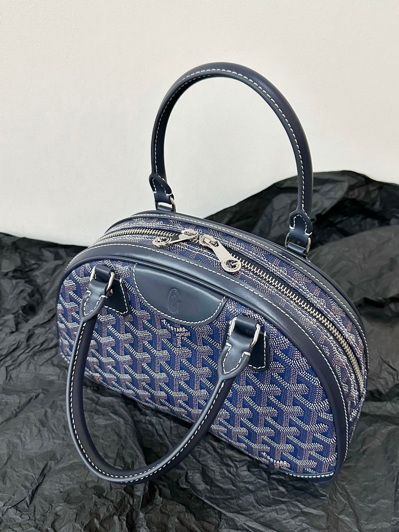 GOYA BOWLING BALL SMALL NAVY BLUE CANVAS