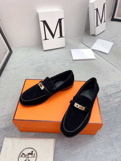 Destin Loafer Suede Black