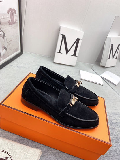 Destin Loafer Suede Black