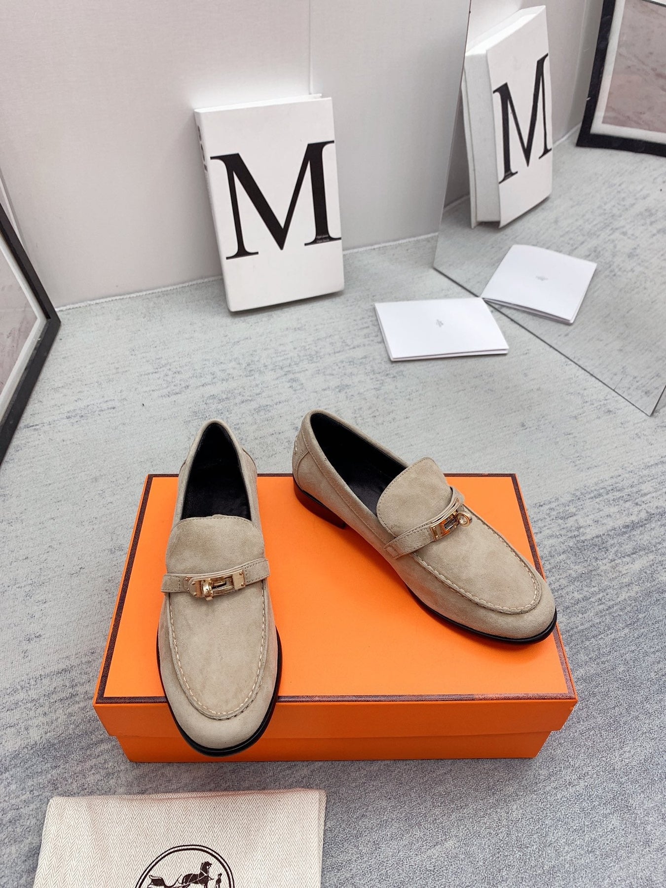 Destin Loafer Suede Beige