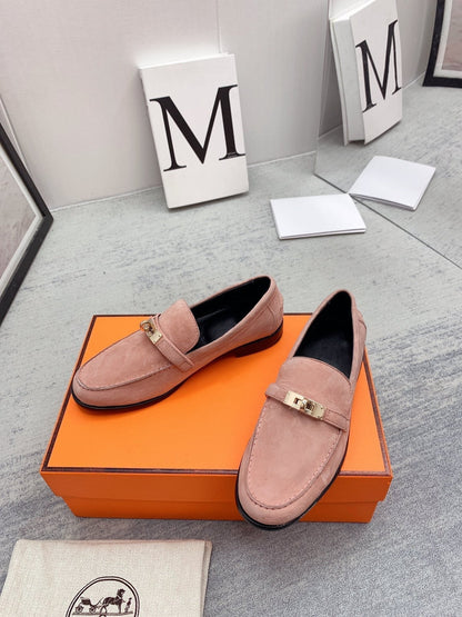 Destin Loafer Suede Light Pink