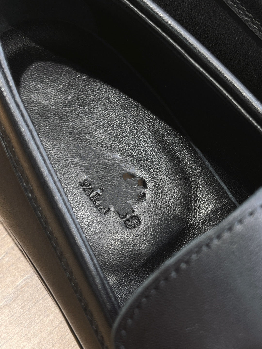 Destin Loafer Black Goatskin with Fringe Detail